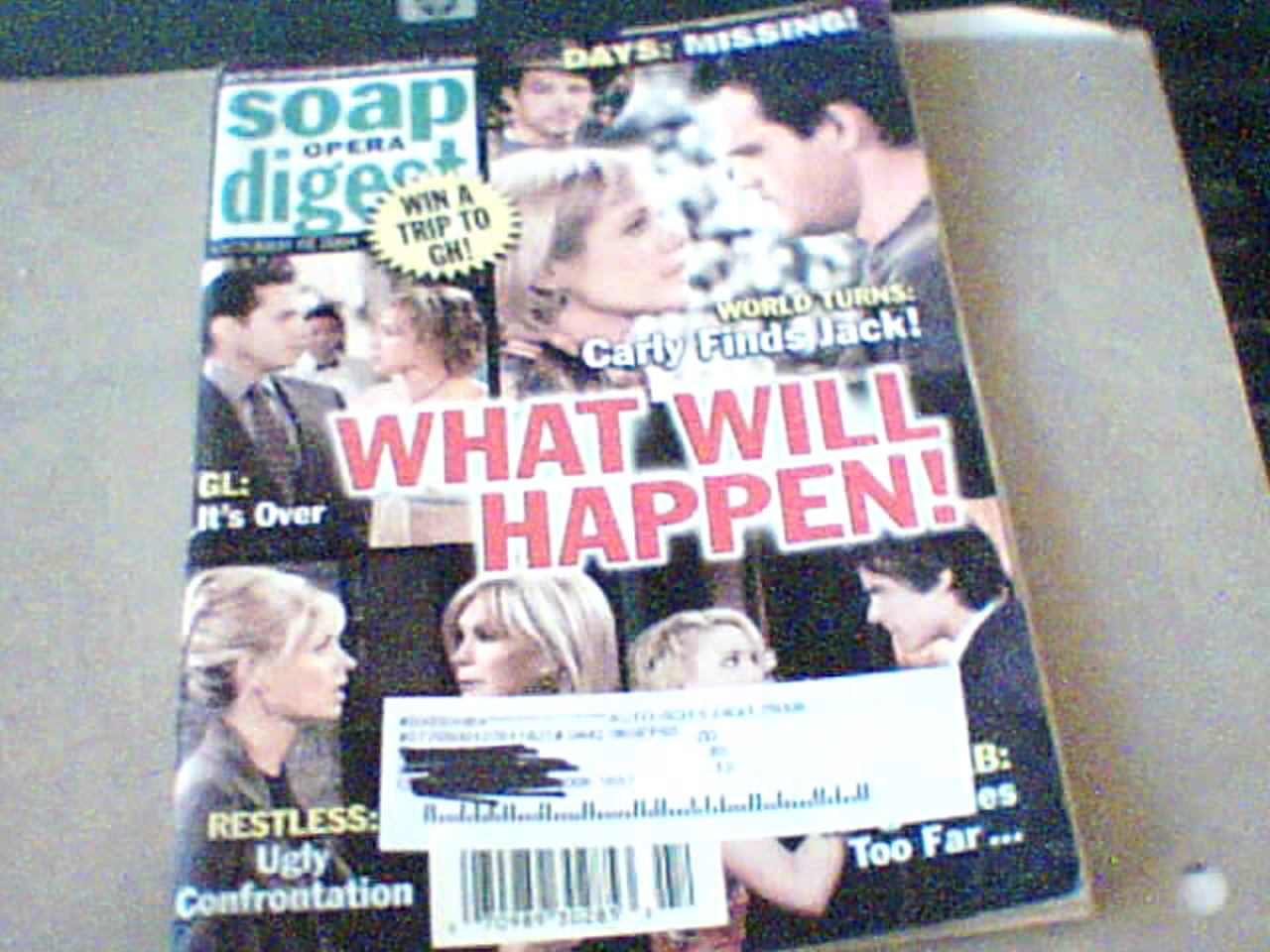 SOAP OPERA DIGEST  OCT 19, 2004